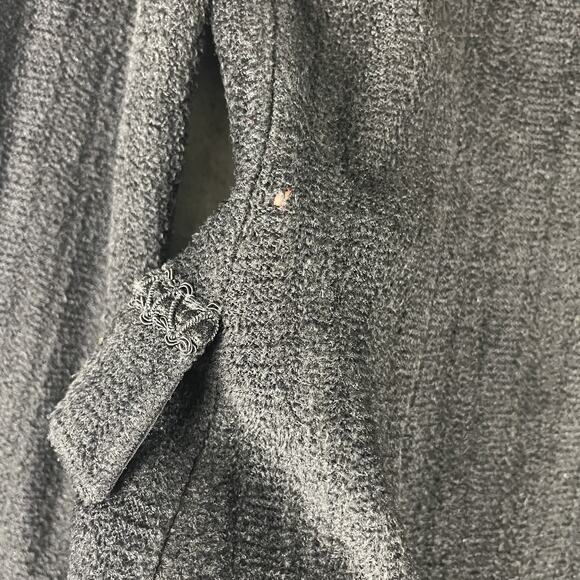 Vintage St John Sport Marie Jacket Skirt Set Womens 2 Black Gold Button FLAWED - Picture 8 of 16